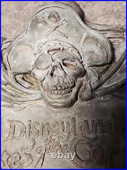 Disney Pirates of the Caribbean Disneyland replica plaque Ride Attraction Yo Ho Disney Pirates of the Caribbean Disneyland replica plaque Ride Attraction Yo Ho