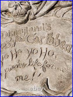 Disney Pirates of the Caribbean Disneyland replica plaque Ride Attraction Yo Ho Disney Pirates of the Caribbean Disneyland replica plaque Ride Attraction Yo Ho