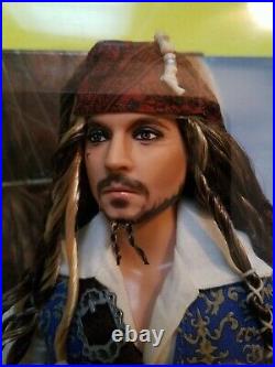 Disney Pirates of the Caribbean Jack Sparrow Barbie Collectr Pink Label Doll NIB