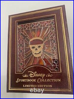 Disney Pirates of the Caribbean Storybook Jumbo Pin LImited Edition 750 NIB