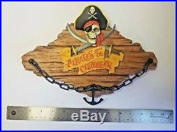 Disney Pirates of the Caribbean Talking Wall Plaque