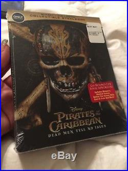 Disney Pirates of the Caribbean Trilogy Futureshop Steelbook 1 2 3 4 5 Set RARE