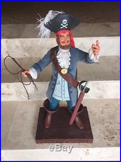 Disney Rare Big Figure Pirates of the Caribbean Auctioneer