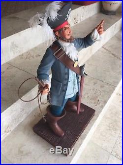 Disney Rare Big Figure Pirates of the Caribbean Auctioneer