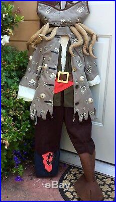 Disney Store Pirates Of The Caribbean Davy Jones Davey Costume Child Boys M 6 8