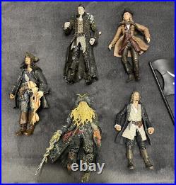 Disney Store Pirates of the Caribbean Dead Man's Chest Figures+accessories LOT