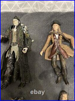 Disney Store Pirates of the Caribbean Dead Man's Chest Figures+accessories LOT