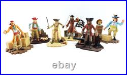 Disney Theme Parks Ride Pirates of Caribbean Action Figure Diorama 7 Figure Set Disney Theme Parks Ride Pirates of Caribbean Action Figure Diorama 7 Figure Set