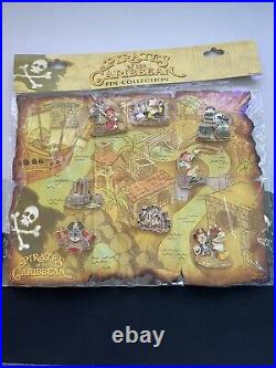 Disney Trading Pins Pirates of the Caribbean Illustrated Collector Set Brand New
