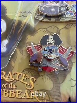 Disney Trading Pins Pirates of the Caribbean Illustrated Collector Set Brand New