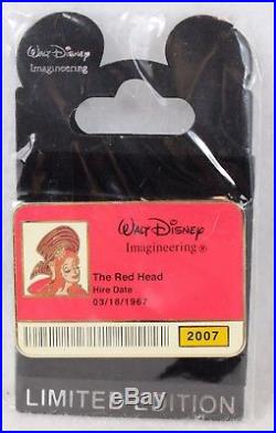 Disney WDI ID Badge LE 300 Pin Pirates of the Caribbean The Red Head Wench