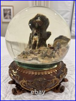 Disney's Pirates Of Caribbean Snowglobe Waterglobe Grotto ride scene music Yo Ho
