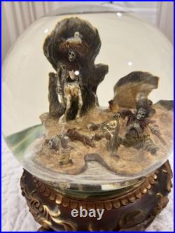 Disney's Pirates Of Caribbean Snowglobe Waterglobe Grotto ride scene music Yo Ho