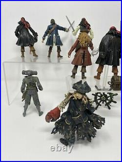 Disney's Pirates of the Caribbean Jakks Pacific Action Figure Lot With Toy Weapons