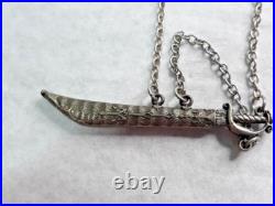 Disney's Pirates of the Caribbean Necklace Sword & Sheath Hot Topic Johnny Depp