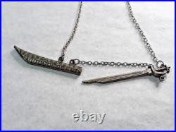 Disney's Pirates of the Caribbean Necklace Sword & Sheath Hot Topic Johnny Depp