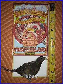 Disneyland Big Thunder Mountain Mine Bird Vintage Display Prop