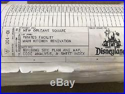 Disneyland Blueprints / New Orleans Square / Pirates of the Caribbean / Club 33