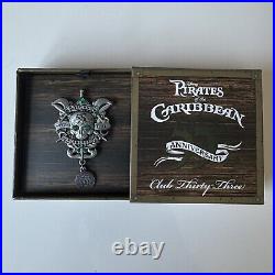 Disneyland Club 33 55th Anniversary Pin Pirates of The Caribbean Limited Edition