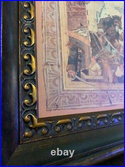 Disneyland Paris Pirates Of The Caribbean Map Art Giclee RARE John Horny 1991 Disneyland Paris Pirates Of The Caribbean Map Art Giclee RARE John Horny 1991