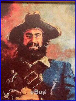 Disneyland Pirates Of The Caribbean 1967 Blackbeards Ghost Giclee POTC Ride Prop