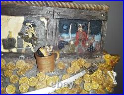 Disneyland Pirates Of The Caribbean Special Event Center Piece With Coins