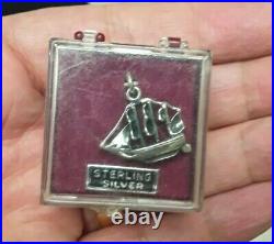 Disneyland Pirates Of The Caribbean Vintage Rare Sterling Silver Charm 1967
