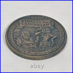 Disneyland Pirates of the Caribbean Challenge Coin Redhead Disney Parks 2006