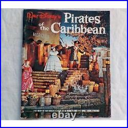 Disneyland Pirates of the Caribbean Souvenir Books Plus Pennant Lot of 4