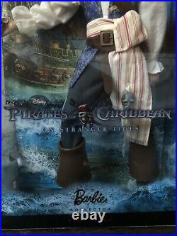Disneys Captain Jack Sparrow 2010 Pink Label Barbie T7654- NRFB