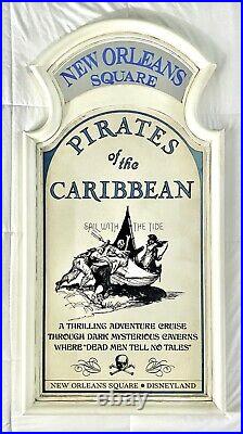 FULL SIZE Pirates of the Caribbean Attraction Sign Prop Disneyland Walt Disney