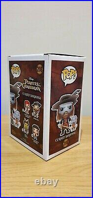 FUNKO POP Pirates of the Caribbean Cursed Barbossa #208 RARE with Pop Protector