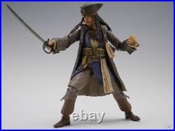 Figure S. H. Figuarts Captain Jack Sparrow Pirates of the Caribbean Dead Bandai