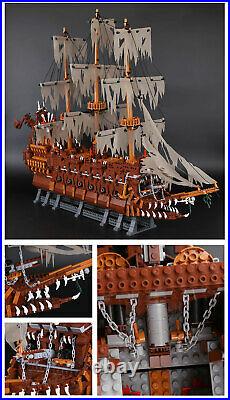 Details about   Flying Dutchman Pirate Ship Building Blocks Set 3652Pcs Bricks & 10 Mini-figures 