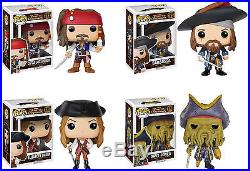 Funko POP! Disney PIRATES OF THE CARIBBEAN SET Jack Sparrow, Davy Jones, Swann+