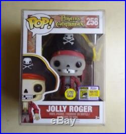 Funko POP Glow GITD Jolly Roger Disney Pirates of the Caribbean SDCC Exclusive