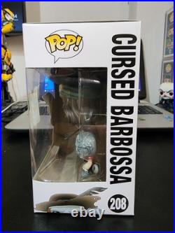 Funko POP Pirates of the Caribbean CURSED BARBOSSA #208 With poplife stickers