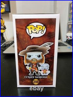 Funko POP Pirates of the Caribbean CURSED BARBOSSA #208 With poplife stickers