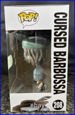 Funko Pop Cursed Barbossa Pirates Of The Caribbean Official Sdcc Exclusive #208