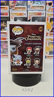Funko Pop Cursed Barbossa Pirates Of The Caribbean Official Sdcc Exclusive #208