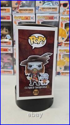 Funko Pop Cursed Barbossa Pirates Of The Caribbean Official Sdcc Exclusive #208