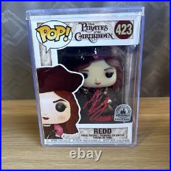 Funko Pop! Disney Parks Exclusive Pirates Of The Caribbean Redd #423 Signed