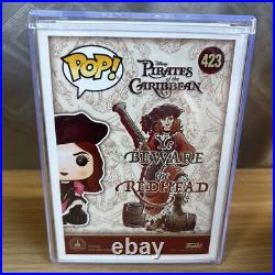 Funko Pop! Disney Parks Exclusive Pirates Of The Caribbean Redd #423 Signed