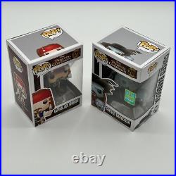 Funko Pop Disney Pirates of The Caribbean Cursed Barbossa 208 & Jack Sparrow 172