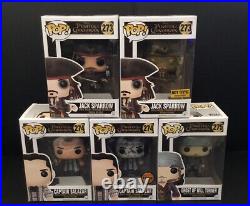 Funko Pop Pirates of the Caribbean Dead Men Tell No Tales Complete Set withChase