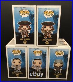 Funko Pop Pirates of the Caribbean Dead Men Tell No Tales Complete Set withChase
