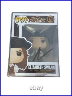 Funko Pop! Pirates of the Caribbean Elizabeth Swann Signed Keira Knightley PROOF
