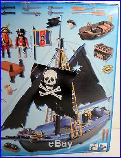 Geobra Playmobil 2006 # 5775 Pirates Pirate Attack Ship & Prison Set Sealed