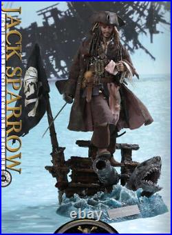 HOTTOYS HT DX15 Pirates of the Caribbean Jack Sparrow 1/6 Action Figure In Stock