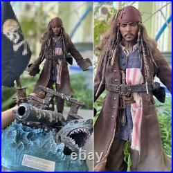 HT HotToys Jack Sparrow Pirates of the Caribbean DX15 1/6 Action Figure Model